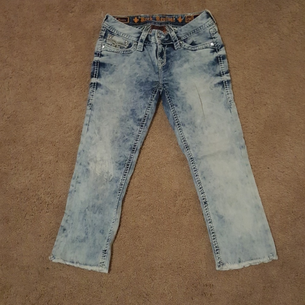 Rock revival capris